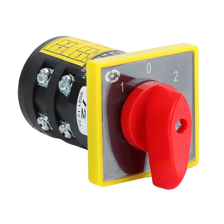 Interruptor de came rotativo de combinação de três posições 10A