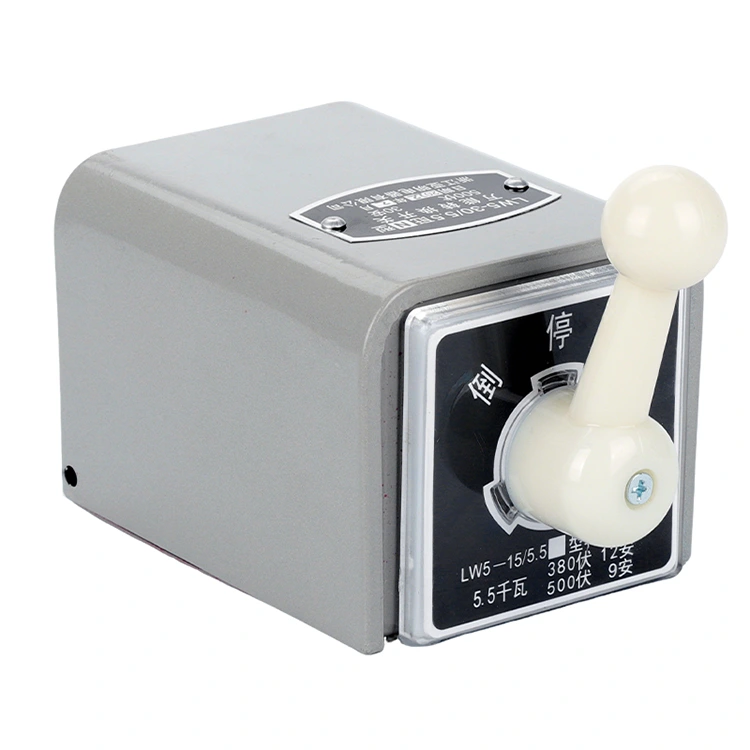 interruptor de comutação 16A manual elétrico com caixa de metal Shell