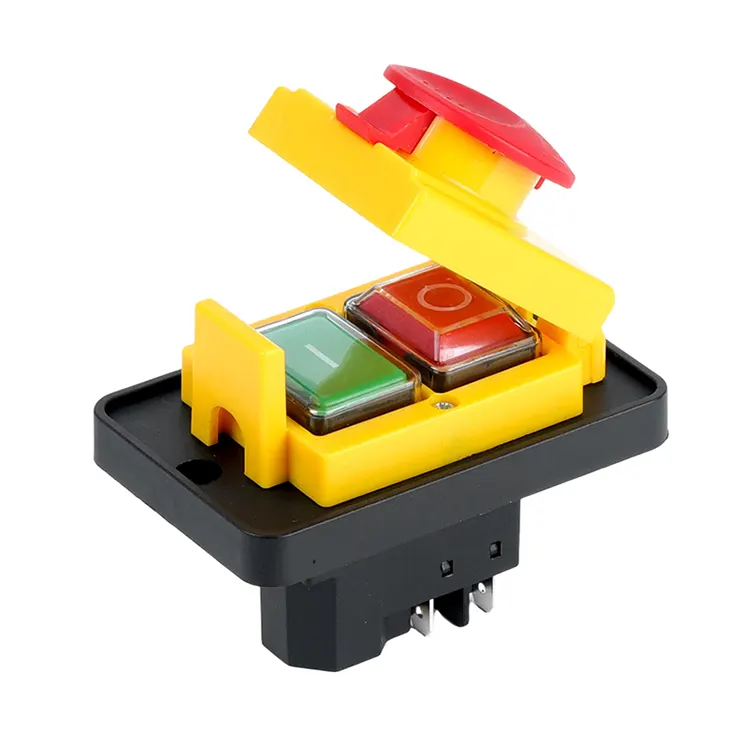 interruptor eletromagnético grande médio da tampa da parada de emergência do painel 16A