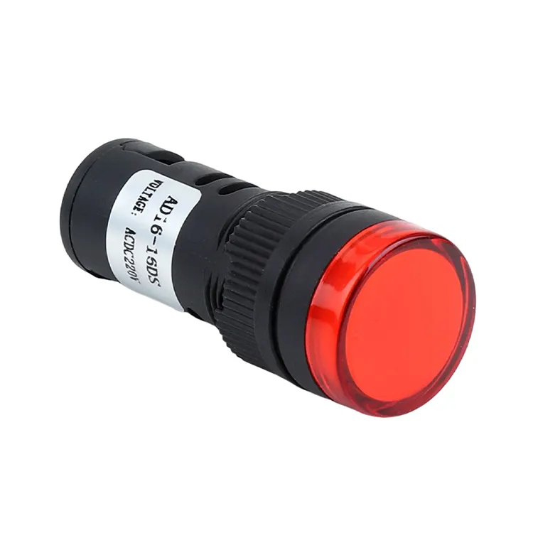 Luz indicadora de tamanho de furo de montagem de 16 mm cinco cores AD16-16D/S