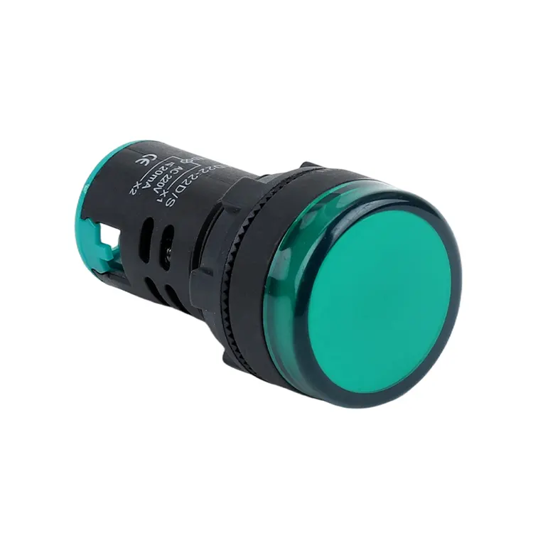 Luz indicadora de tamanho de furo de montagem de 22 mm cinco cores AD16-22D/S