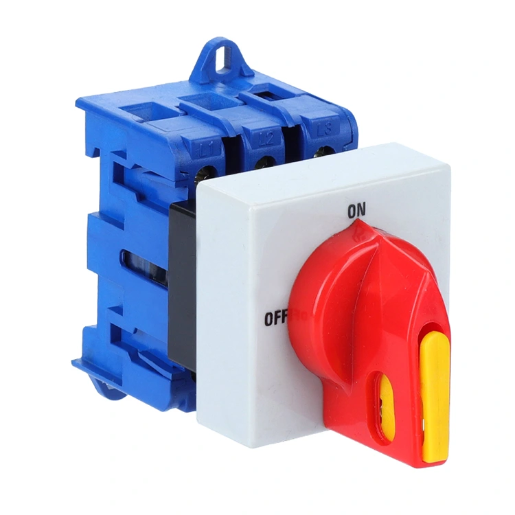 o punho do cadeado 25A impede o interruptor acidental do isolador da operação