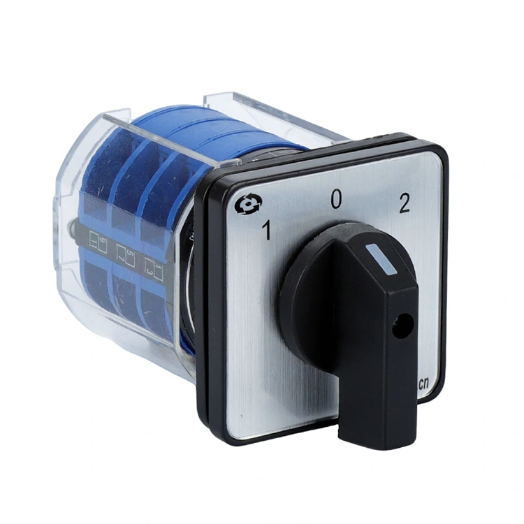 Interruptor rotativo com tampa à prova de poeira 32A