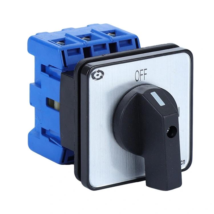 Interruptor de isolamento de montagem com parafuso de painel OFF-ON de controle de botão 40A