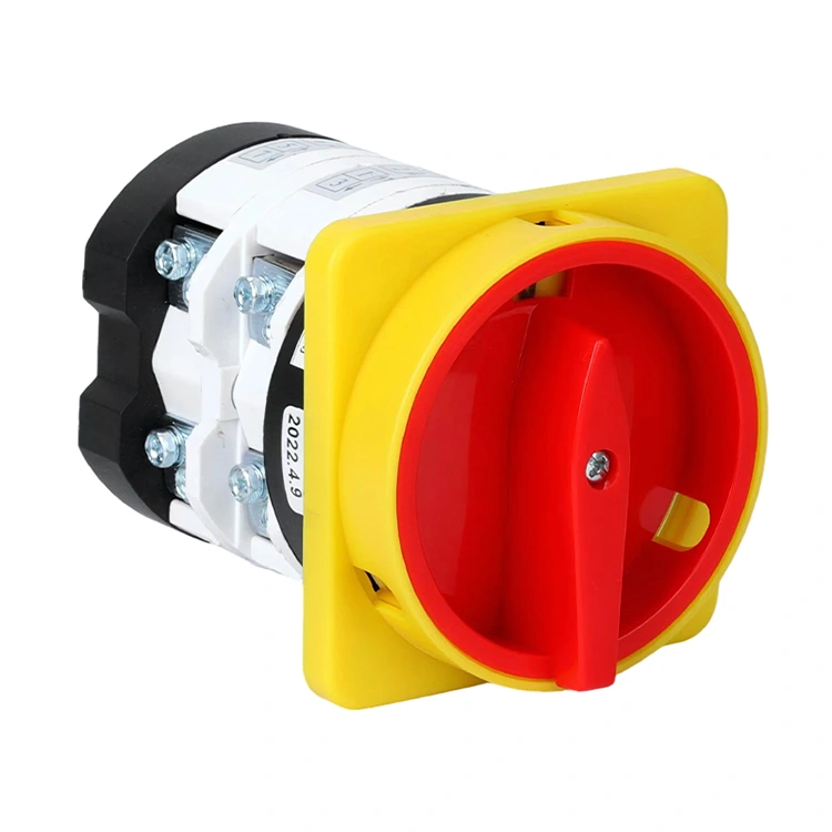 Interruptor de came rotativo de combinação de duas posições com cadeado 75A OFF-ON