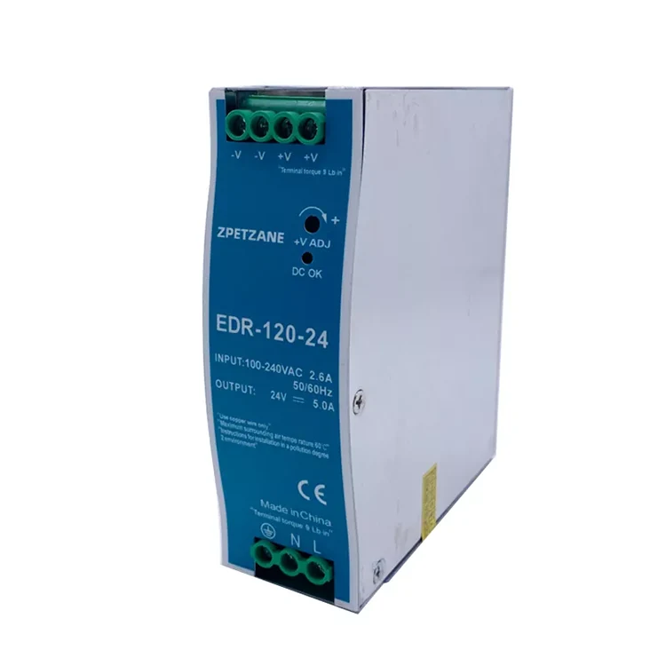 Fonte de alimentação com interruptor montado em trilho DIN EDR-120W