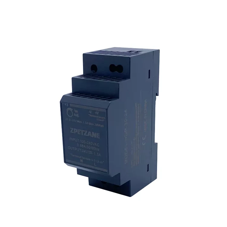 Fonte de alimentação com interruptor montado em trilho DIN HDR-30W