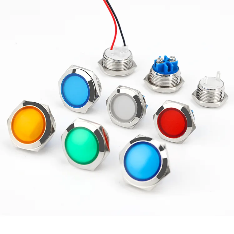 Luz indicadora de metal
