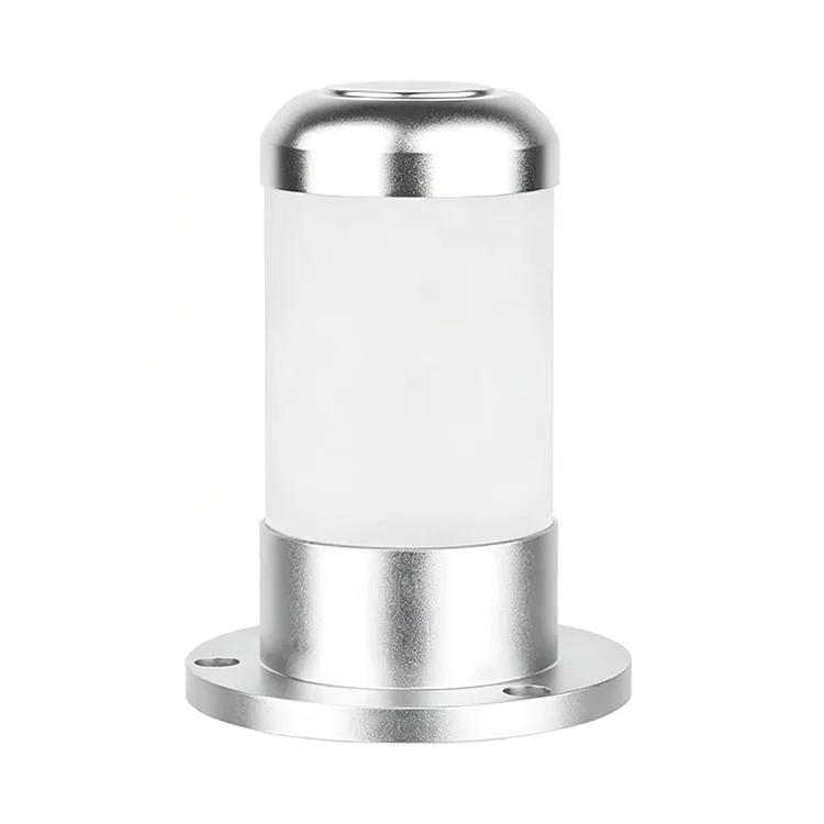 Luz indicadora de alarme de metal leve de três cores de cilindro curto