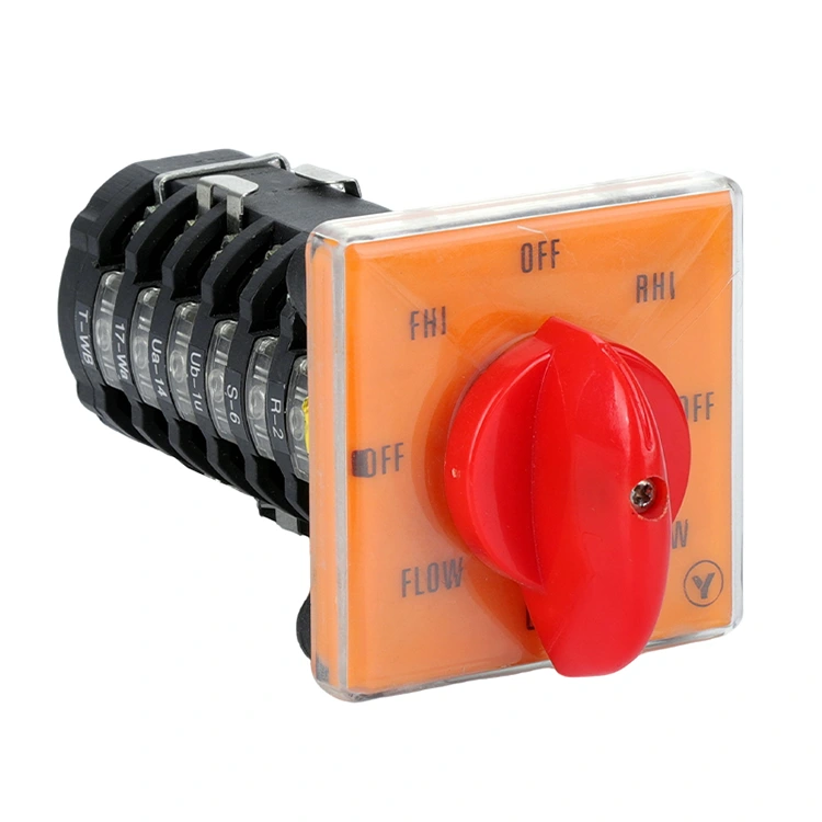 T-16EXF64D-6 Interruptor de came rotativo de sete posições