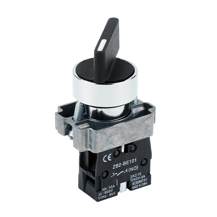 XB2-BD BJ Redefinir interruptor rotativo com botão de duas e três posições com travamento automático
