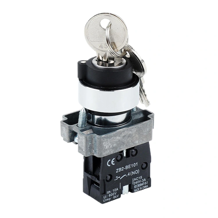 Chave rotativa com travamento automático de duas e três posições XB2-BG