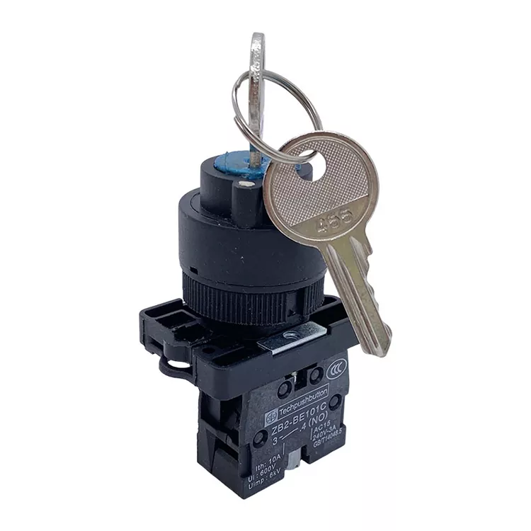 XB2-EG Redefinir interruptor rotativo com botão de três posições e travamento automático